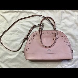 COACH Margot Petal Studded Purse + Wallet set